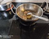 A picture of step 3 of Drumstick leaves soup.