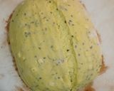 Foto langkah ke 15 dari resep Kunyit Jinten Hitam Italian Herbs Cheese Sourdough Bread.
