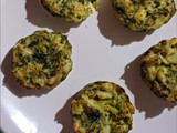 Bocaditos de papas, brócoli y maizena