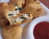 A picture of step 8 of Mint Masala Paneer Pakoda.