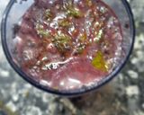 A picture of step 3 of Rose mojito.