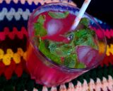 A picture of step 5 of Rose mojito.