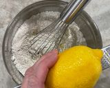 A picture of step 2 of Lemon Rosemary Shortbread.