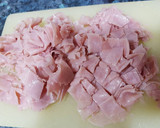 Foto del paso 6 de la receta: Arroz integral con tortilla, jamón cocido y champis😋🍴