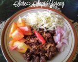 Foto langkah ke 6 dari resep Sate Sapi Goreng.