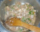 A picture of step 9 of Indian Masala Pasta.