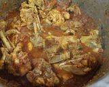A picture of step 3 of Chicken chettinad.