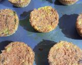 A picture of step 9 of Leftover potato curry and rice muffin.