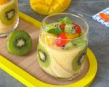 صورة لخطوة 5 من وصفة بودنج بالمانجو والكيوي 🥭🥝