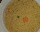 A picture of step 2 of Curried cous cous and veg sauce.