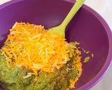 A picture of step 3 of Broccoli Patties with Avocado and Feta Sauce (Healthy Version).