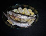 Foto del paso 1 de la receta Barracuda con patatas al horno