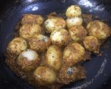 A picture of step 6 of Spicy baby potato curry.