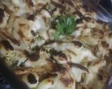 صورة لخطوة 5 من وصفة غراتان بالشيفلوغ والبيشاميل تحفة 👌😋