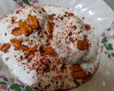 A picture of step 6 of Dahi Bhalla.