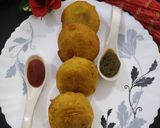 A picture of step 4 of Chickpea Flour (Batata Vada).