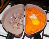 Foto del paso 3 de la receta: Puré de zapallo y arroz salteado