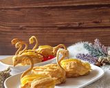 Foto langkah ke 9 dari resep Kue Sus Vla Vanila 🦢.