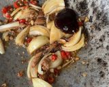 Gambar langkah 2 resipi Kailan Ikan Masin.