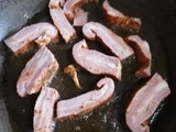 Porotos con rienda y costillar ahumado