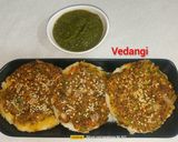 A picture of step 3 of Green Moong Sprouts Toast.