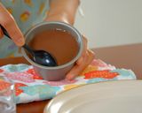 A picture of step 12 of Chocolate Creme Caramel (Chocolate Custard Pudding).