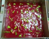 A picture of step 10 of Bombay halwa.