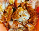 A picture of step 1 of Red Chilli Chicken Biryani 😋😋.