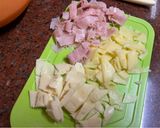 Foto del paso 3 de la receta: Panqueques salados de jamón y queso
