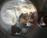 A picture of step 1 of Sarasiya khaja.