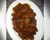 A picture of step 3 of Traditonal kamoniya"ofals stiff soup".