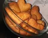 A picture of step 4 of Heart Shaped mandazi #charityrecipe.