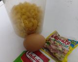 Foto langkah ke 1 dari resep Orak arik macaroni telur praktis(klo anak susah makan).