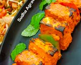 पनीर टिक्का (Paneer Tikka recipe in Hindi) रेसिपी चरण 9 फोटो