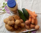 A picture of step 1 of Potato salad.