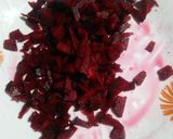 A picture of step 1 of Beetroot tutti frutti and carrot beetroot halwa.