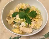 Une image de l'étape 7 de Oyako don, Omelette aux poulet et riz.