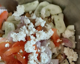A picture of step 2 of Cucumber salad.
