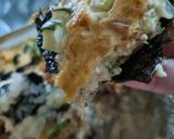A picture of step 5 of Ketofied konjac rice sushi bake.
