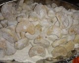 Foto langkah ke 3 dari resep Putri salju (kuning telur rebus).