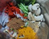 A picture of step 1 of Singapore Chicken Laksa with Vegetables.