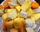 Hình bước làm 2 của món Cà ri chay