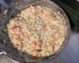 Une image de l'étape 6 de Tomates ananas margold farcies brousse corse,crevettes roses et concombre noa.