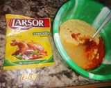 A picture of step 2 of Corn moi moi.