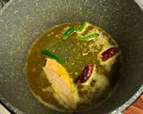 Pui Shaag Chingri Chorchori (Malabar Spinach Curry) recipe step 3 photo