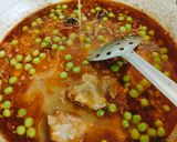 A picture of step 3 of Leftover Mutton Salan Ka Pualo 😋😋.
