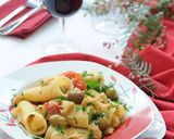 Foto del passaggio 3 della ricetta Paccheri con baccalà e cavolfiore