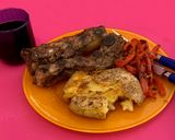 Foto del paso 11 de la receta: Mi pechito de cerdo en salsa oriental con papas aplastadas