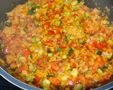 Foto del paso 4 de la receta: Lasaña de berenjena rellena de verduras