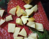 A picture of step 2 of Egg apple curry.